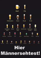 Online Sehtest für Männer - Bier