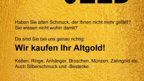 Machen Sie Ihr GOLD zu GELD